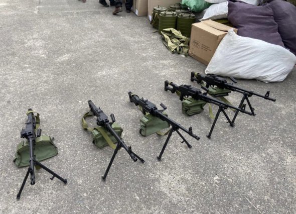 Батальйон територіальної оборони "Скіф", який охороняє Васильків та південний напрямок поблизу столиці, отримав зброю та військове спорядження