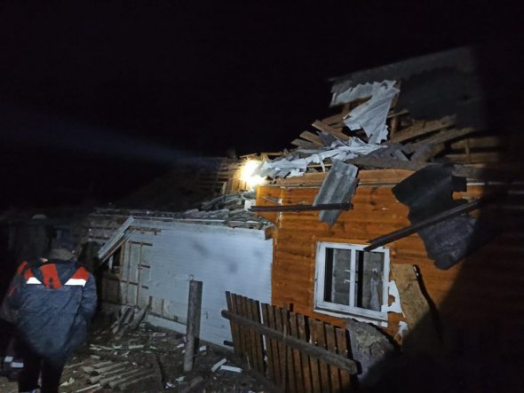 У місті Малин на Житомирщині зруйновано 7 приватних одноповерхових житлових будинків
