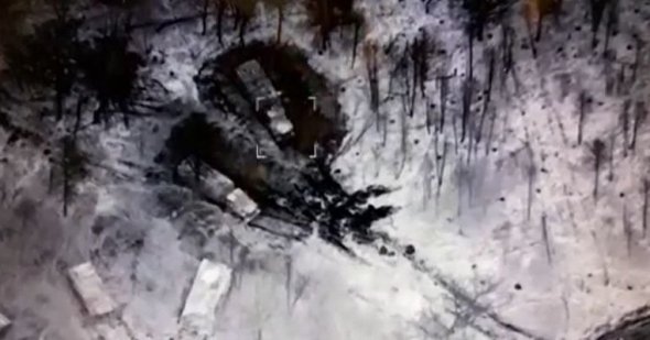 Воздушные силы ВСУ уничтожили пункт управления российской армии в Киевском направлении