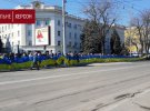 Херсонці вийшли показати світові, у складі якої країни вони хочуть жити. Фото: Суспільне