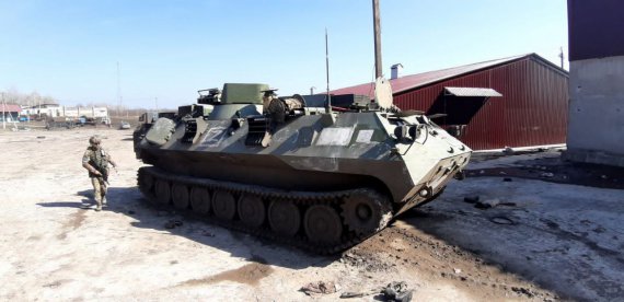Знищена техніка окупанта