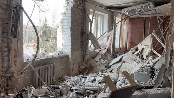 Оккупанты разрушили детсад в Лисичанске