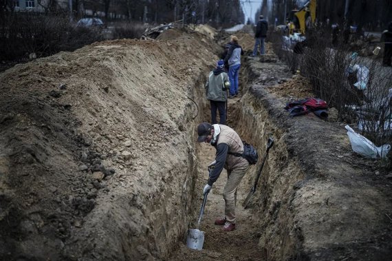 Президент Владимир Зеленский обнародовал серию фото сопротивления украинцев