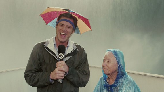 Кадр із фільму "Брюс Всемогутній"