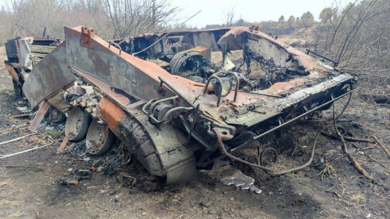 На київському напрямку підрозділи Нацгвардії зачистили район зосередження ворога, після обстрілу прицільним вогнем української артилерії