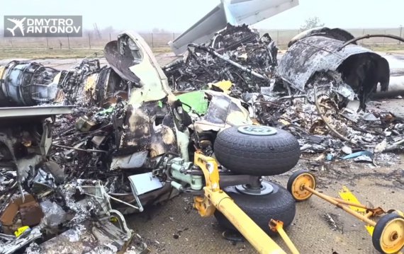 Пілот знищеної "Мрії" зняв відео руйнувань з аеропорту Гостомель