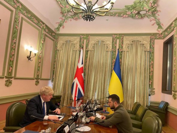 Зустріч Бориса Джонсона і Володимира Зеленського у Києві
