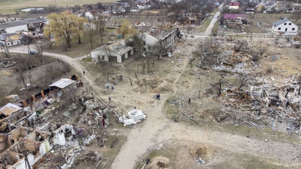 Знищене село Новоселівка Чернігівської області