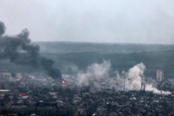 Боевые действия в Рубежном на Донбассе 