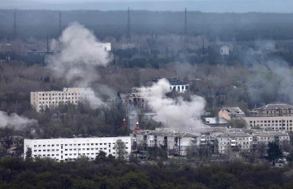 Боевые действия в Рубежном на Донбассе 