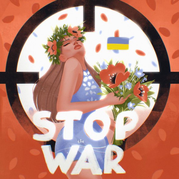 Марина Соломеннікова малює ілюстрації про війну