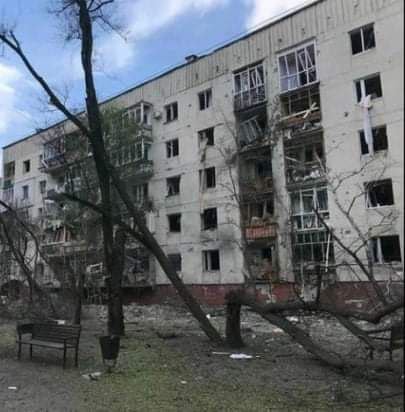 Последствия обстрела оккупантами Луганской области