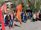 У Мелітополі Запорізької області влаштували мітинг із прокремлівськими гаслами