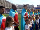 Футболисты "Шахтера" перед благотворительным матчем с "Хайдуком" в Сплите