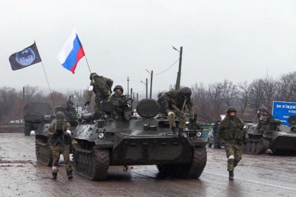Российские войска на оккупированных территориях Украины  