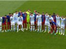 Футболисты "Динамо" и "Базеля" перед благотворительным матчем