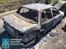 Розстріляна російськими окупантами колона автомобілів з мирними мешканцями
