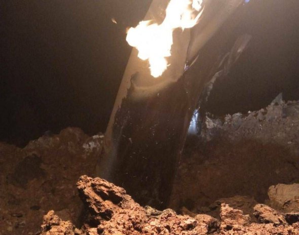 Российский снаряд попал в газопровод в Харьковской области