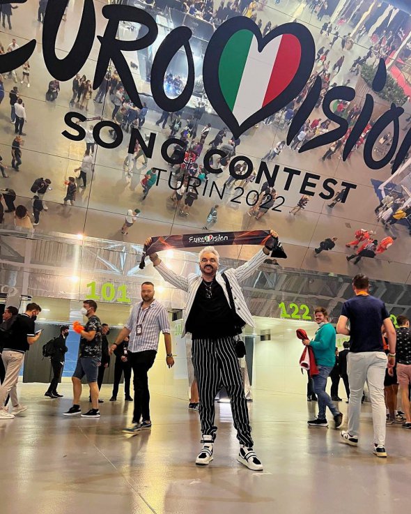 Російський артист Філіп Кіркоров, який досі мовчить про агресію РФ проти України, приїхав до італійського Турину на Євробачення-2022