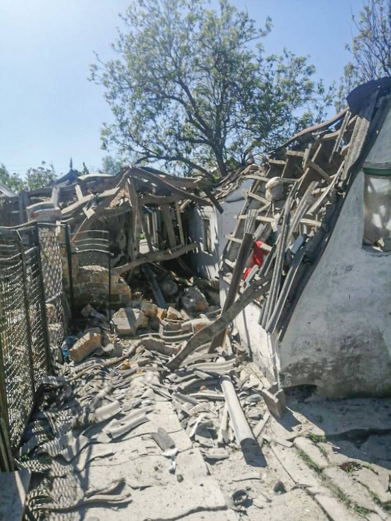 У Гуляйполі через обстріли пошкоджено вісім багатоповерхових будинків