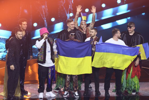 Украинская группа Kalush Orchestra одержала победу на Евровидении-2022