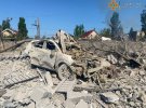 Рятувальники ліквідовують наслідки ракетного удару по Одещині