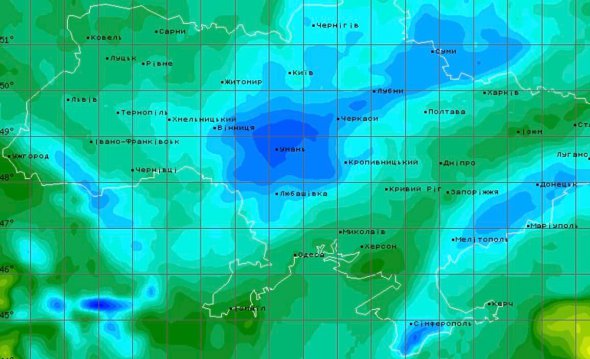 В Україну в середу заходить похолодання