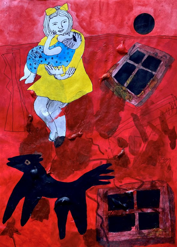 Художник привертає увагу до трагедії дитини на війні