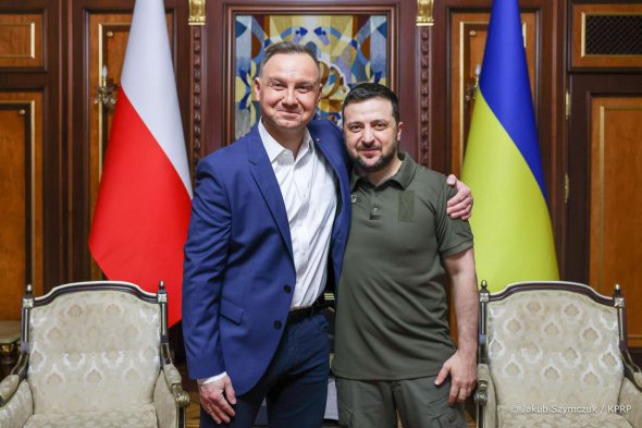 Анджей Дуда и Владимир Зеленский