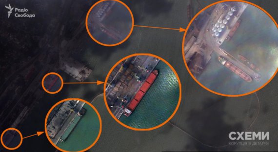 Спутник зафиксировал во временно захваченном порту Мариуполя движение грузовых судов, по которым российские захватчики могут вывозить металл и зерно