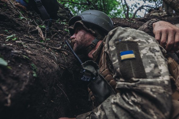 Українські солдати на Донеччині 
