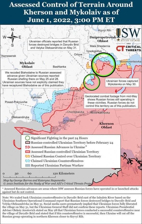 Контрнаступ ЗСУ на Херсонському напрямку - оцінка американських аналітиків