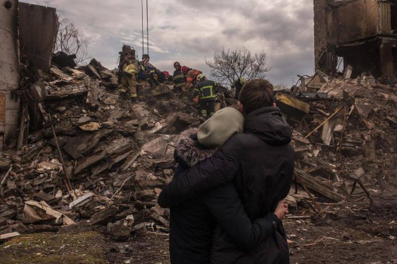 Президент Владимир Зеленский обнародовал новые фото Украины в условиях войны. Фото: t.me/V_Zelenskiy_official