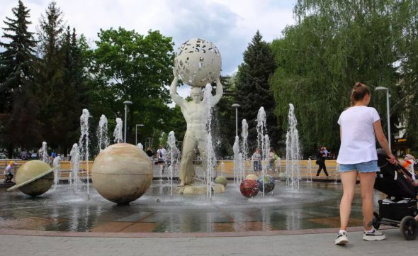 В Виннице открыли фонтан на проспекте Космонавтов