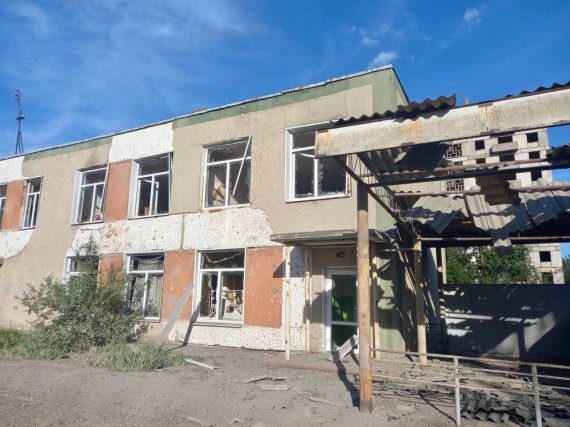 На Запорожье в детсад попала вражеская ракета
