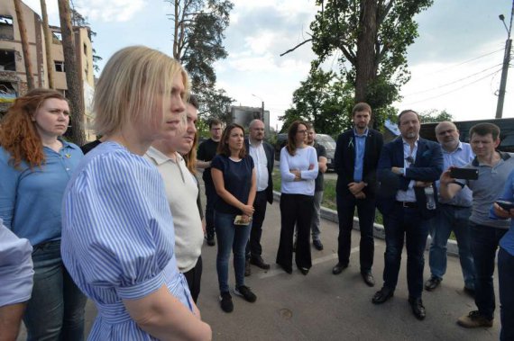 Депутаты межпарламентской сети "Объединенные для Украины" побывали в Киевской области, где совершали преступления террористы