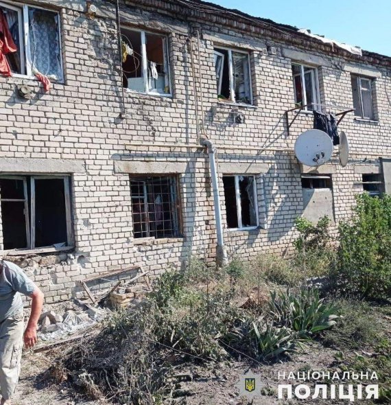 Последствия обстрелов населенных пунктов Николаевской области.                                                                                                   