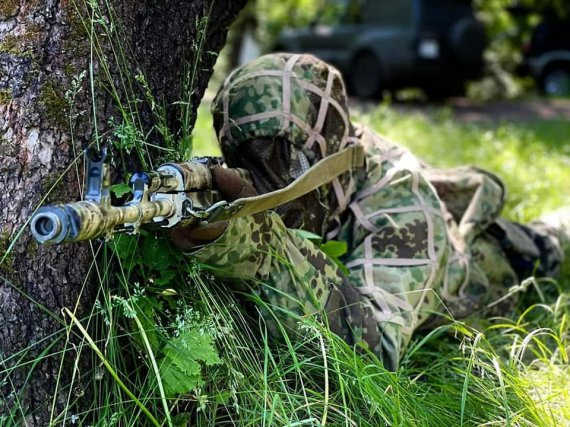 Разведчики одной из бригад терробороны Вооруженных сил Украины проходили обучение в течение трех дней