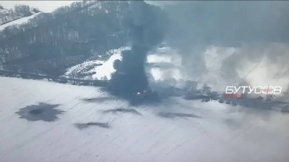 До мережі потрапило відео знищення Т-80УМ2 