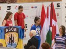 Украинская боксерша Диана Петренко подняла флаг "Азова" на турнире в Венгрии