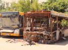 Окупанти знищили 130 автобусів і тролейбусів у місті