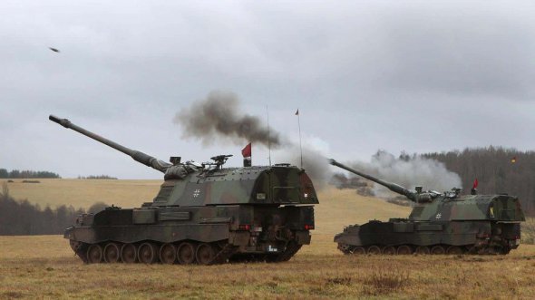 Німецькі гаубиці Panzerhaubitze 2000