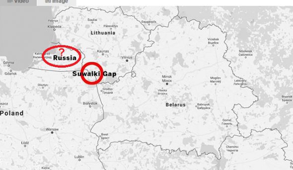Росія може напасти на так званий Сувалкський коридор між Білоруссю та Калінінградською областю