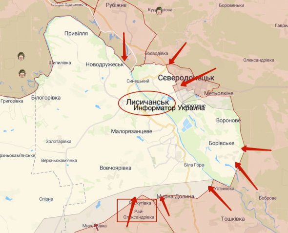 Враг продолжает наступление на Донбассе