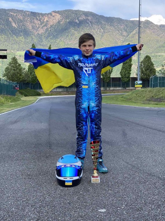 Юный украинский картингист Андрей Круглик покоряет итальянский Easykart Trophy