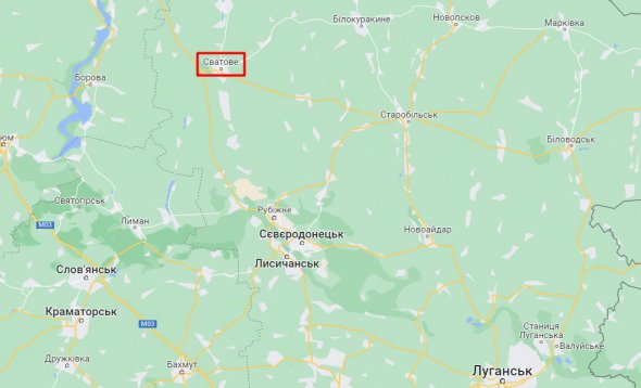 Во временно захваченном Сватовом Луганской области прозвучало несколько взрывов