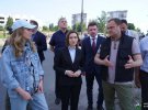 Президентка Молдови Мая Санду під Києвом