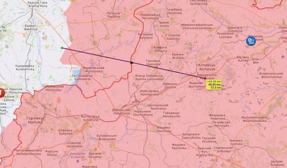 У тимчасово окупованому Перевальську Луганської області горить військова база загарбників 