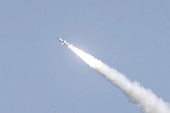 Вид российской ракеты "Калибр"