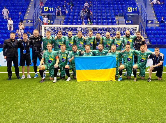 Збірна України з мініфутболу на чемпіонаті Європи показала жахи війни з Росією